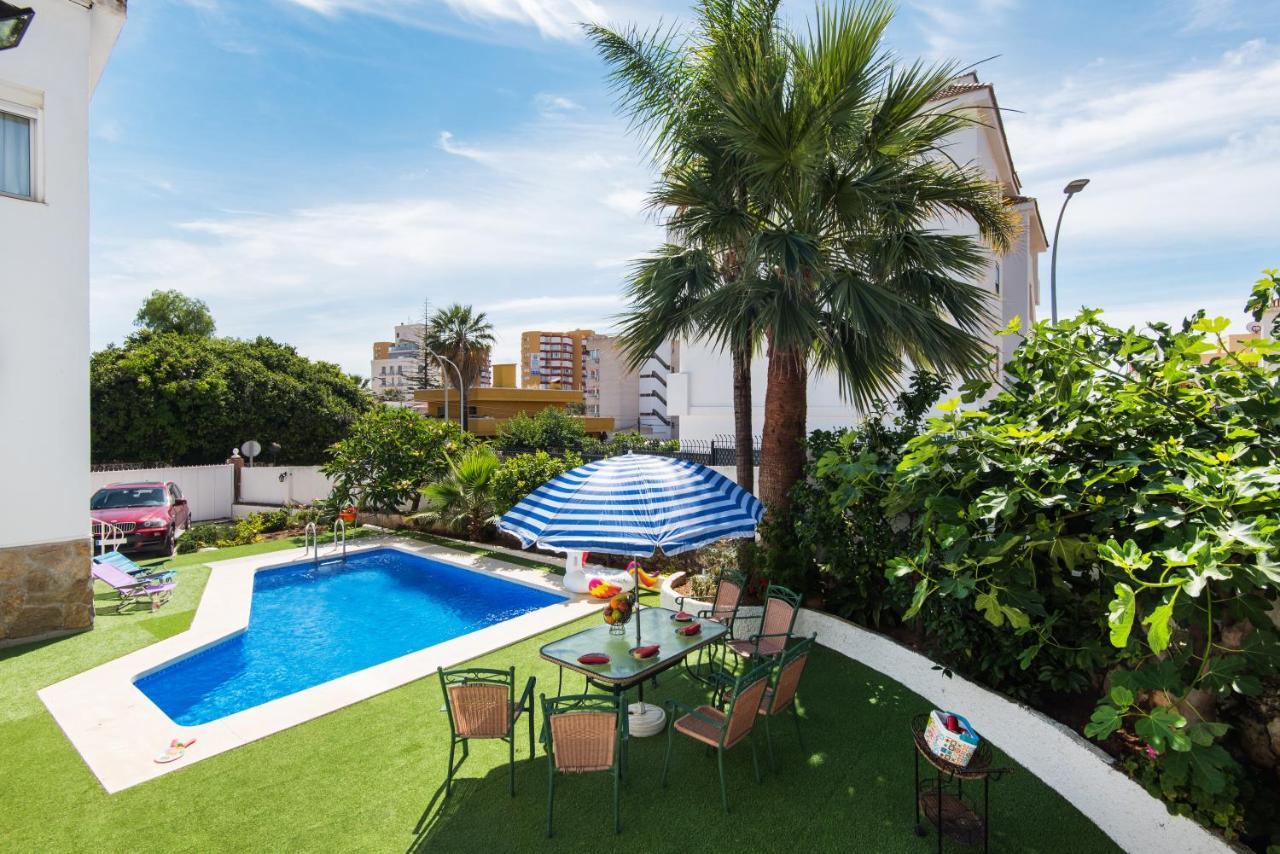 Villa Palm Beach Marina Benalmadena 3 Min Walking From The Sea Buitenkant foto