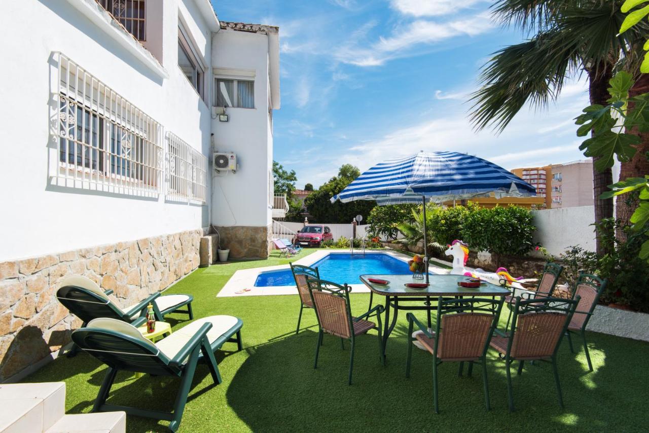 Villa Palm Beach Marina Benalmadena 3 Min Walking From The Sea Buitenkant foto